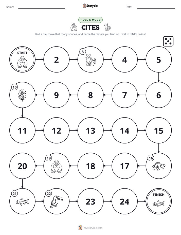 Roll & Move Game