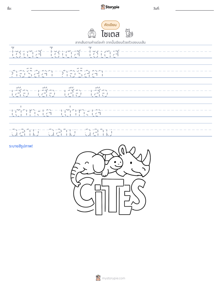 การฝึกเขียน