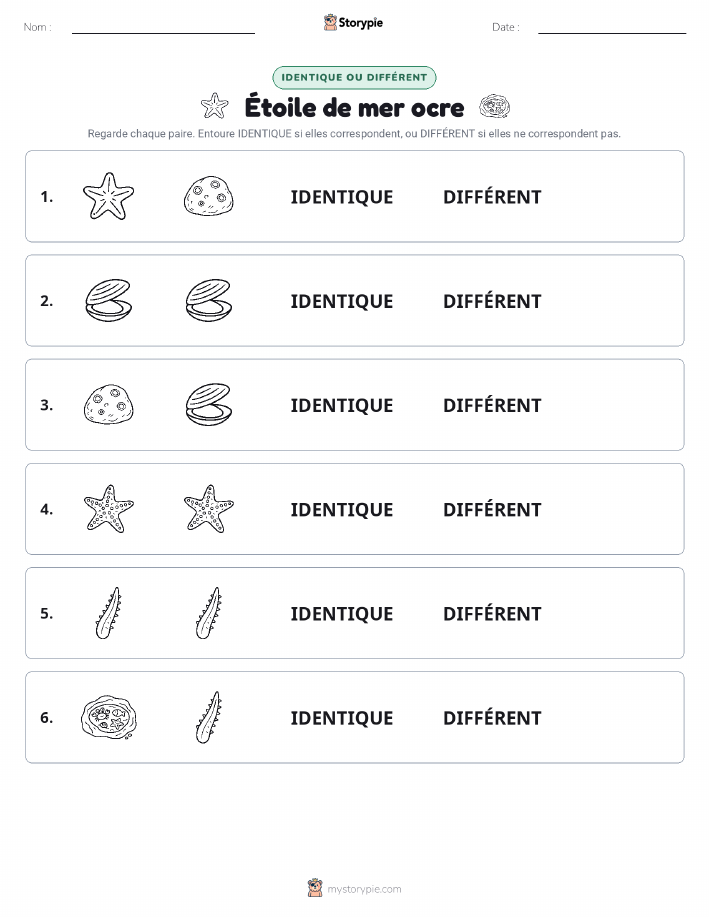 Identique ou Différent