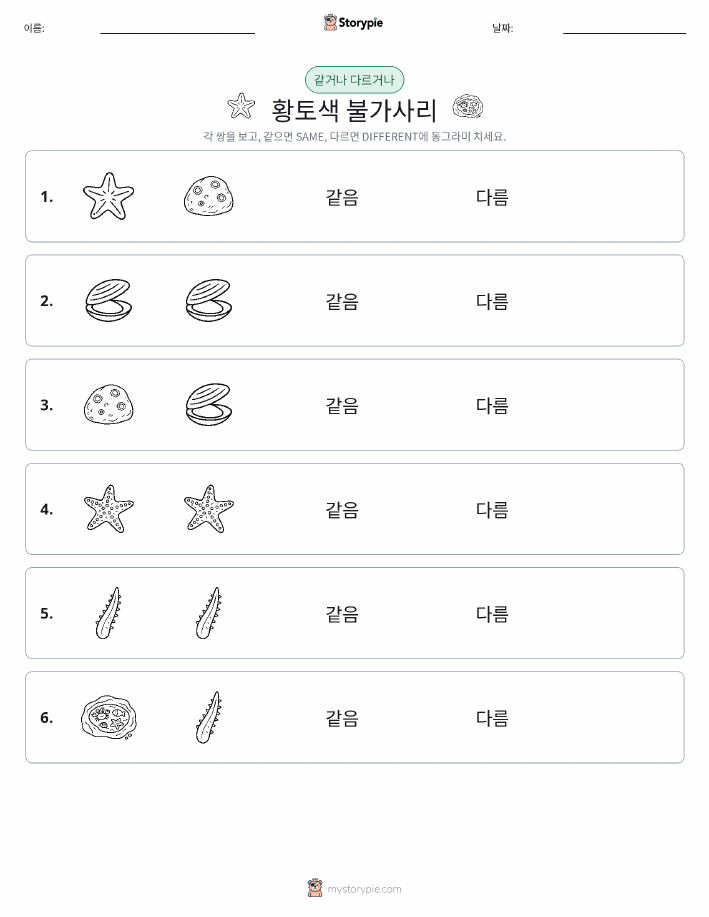 같은 것 또는 다른 것