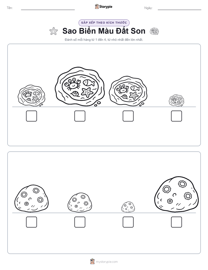 Thứ Tự Kích Thước