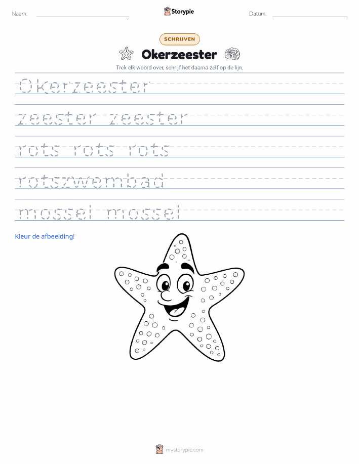 Schrijf Oefening
