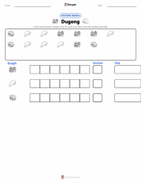 Dugong printable worksheet preview