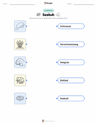 Dugong druckbare Arbeitsblatt für Kinder