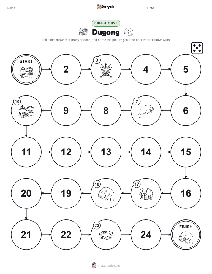Roll & Move Game