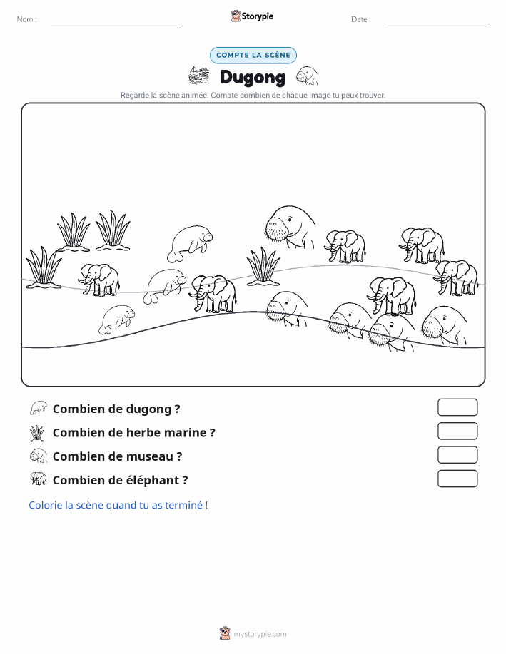 Scène de Comptage