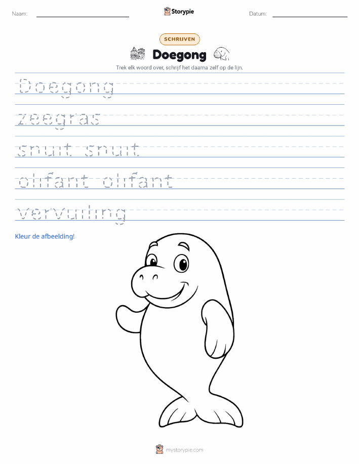 Schrijf Oefening