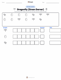 Dragonfly (Green Darner) printable worksheet preview