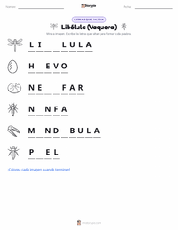Vista previa de la hoja de trabajo imprimible de Libélula (Anax junius)