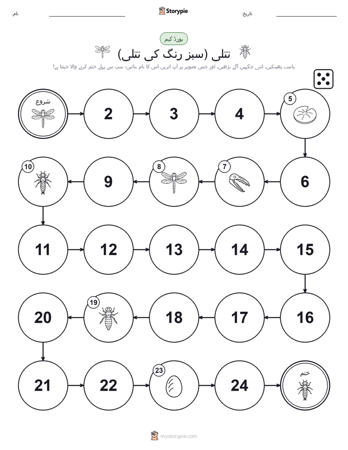رول اور منتقل کریں کھیل