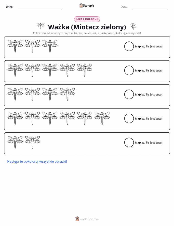Liczenie i Kolorowanie