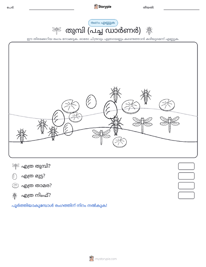 എണ്ണുന്ന ദൃശ്യങ്ങൾ