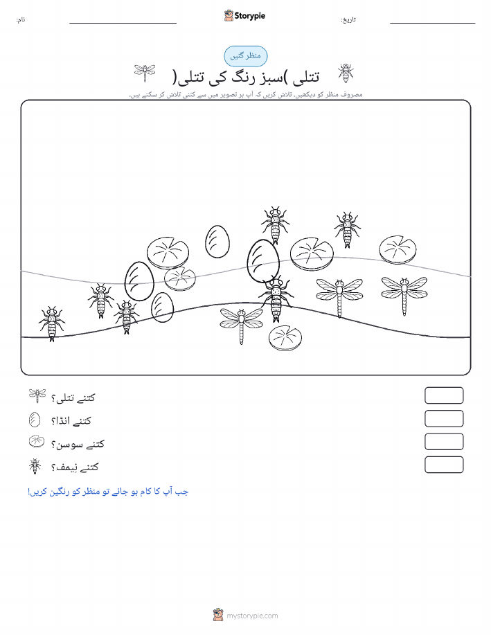 گنتی کا منظر