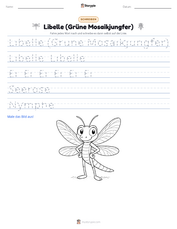 Schreibübung