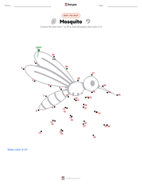 Mosquito printable worksheet preview