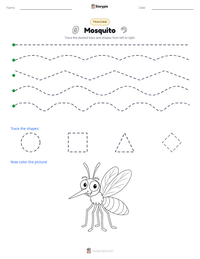Mosquito printable worksheet preview