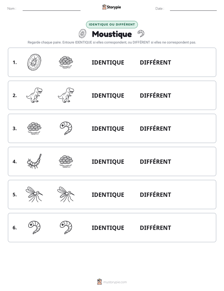 Identique ou Différent