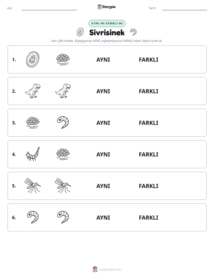 Aynı mı Farklı mı