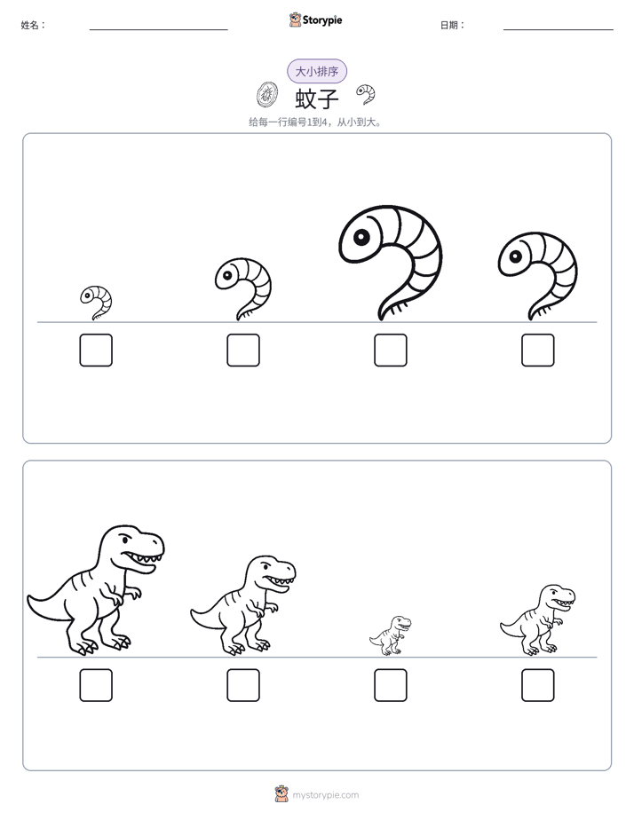 大小排序