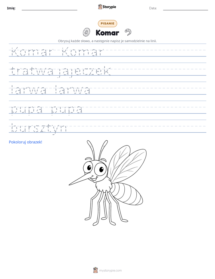 Ćwiczenie Pisania