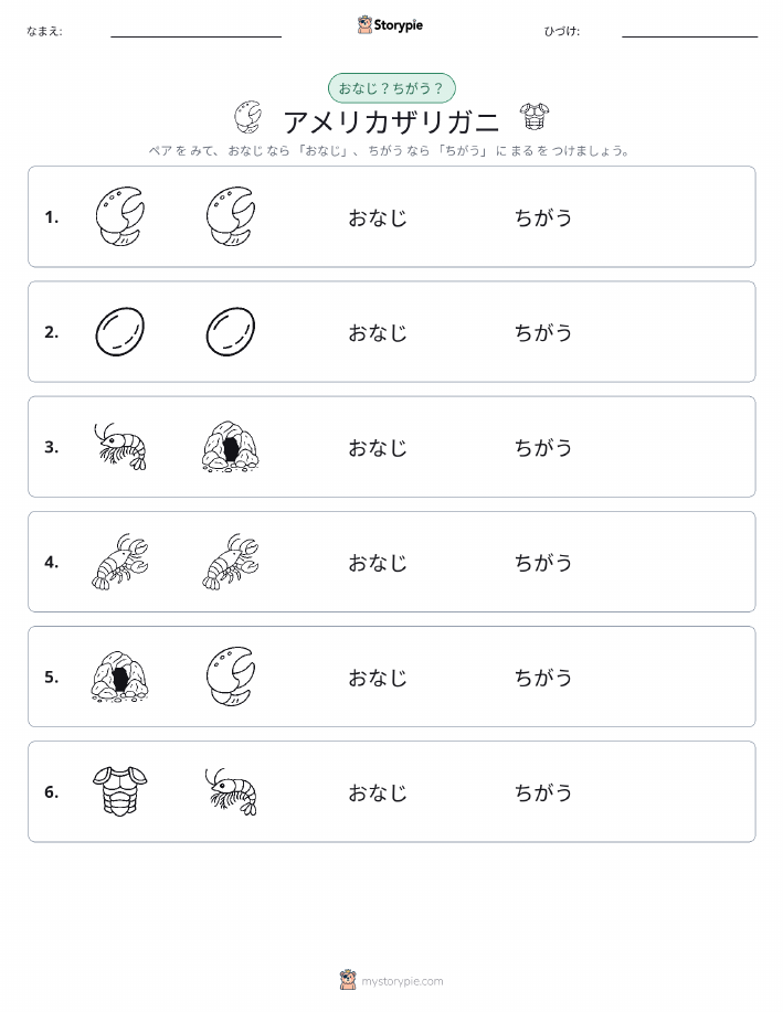 同じか違うか