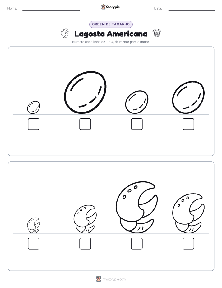 Ordem de Tamanho