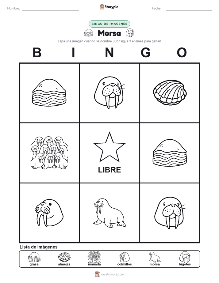 Bingo de Imágenes