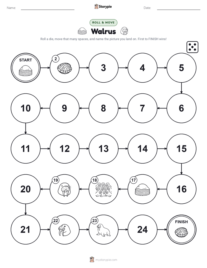 Roll & Move Game