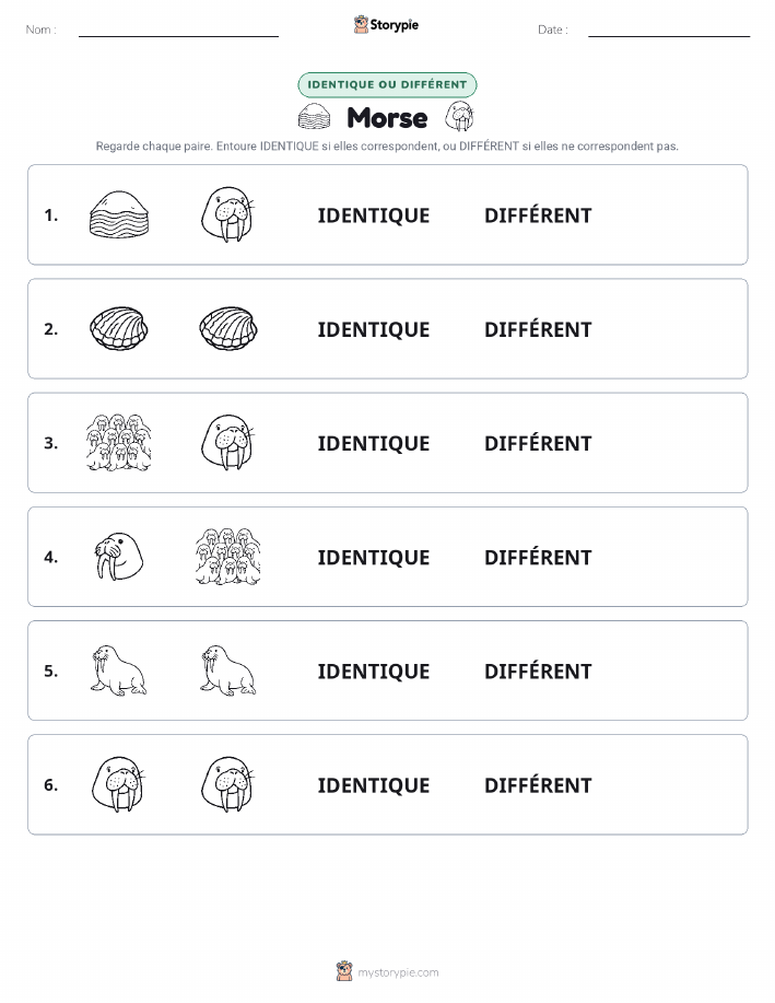 Identique ou Différent