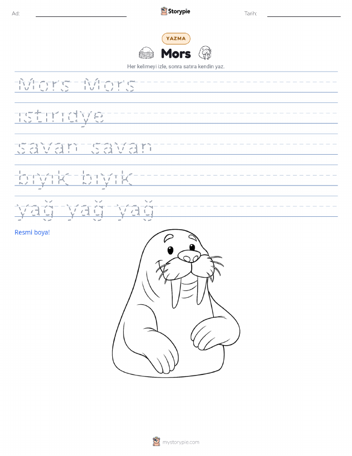 Yazma Pratiği