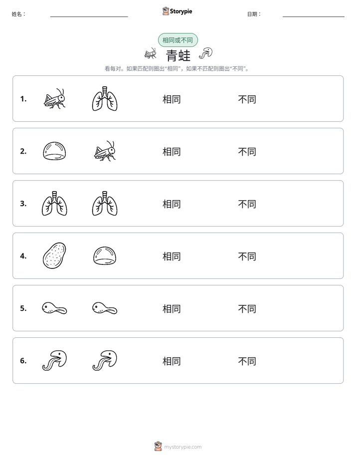 相同或不同