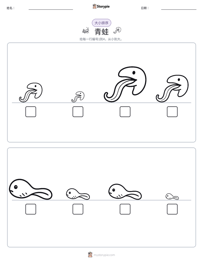 大小排序