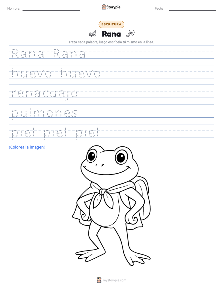 Práctica de Escritura