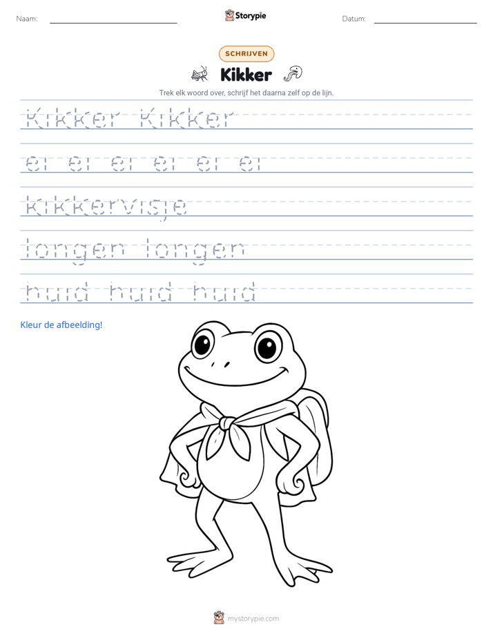 Schrijf Oefening