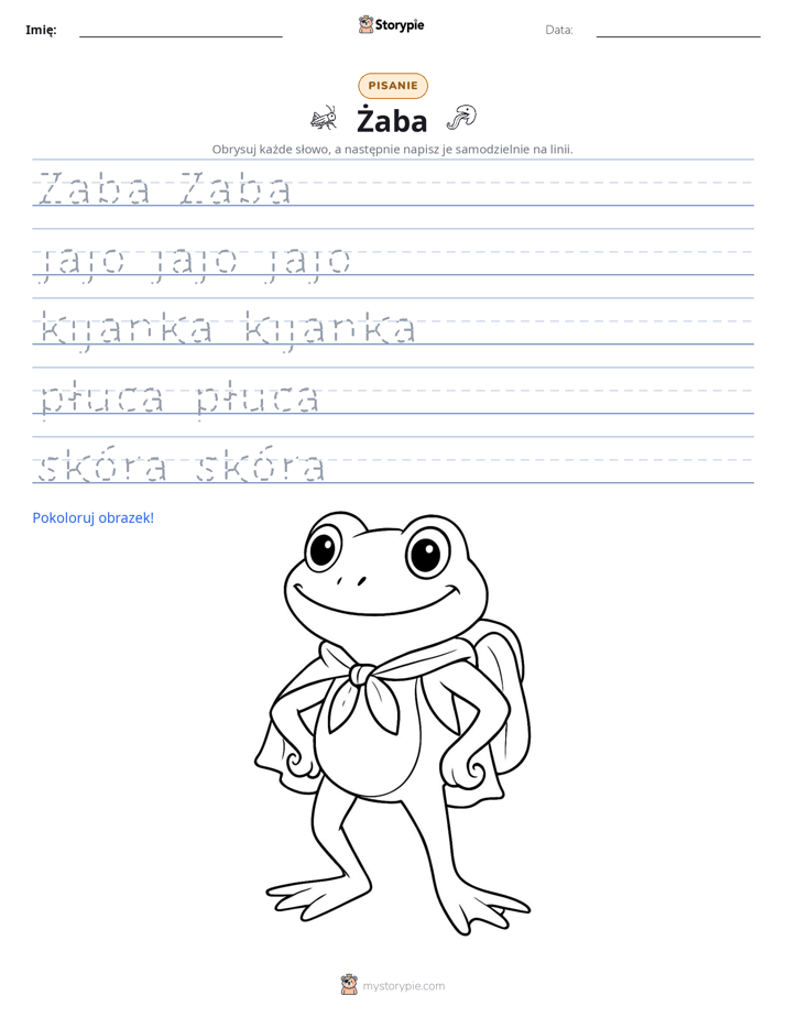 Ćwiczenie Pisania