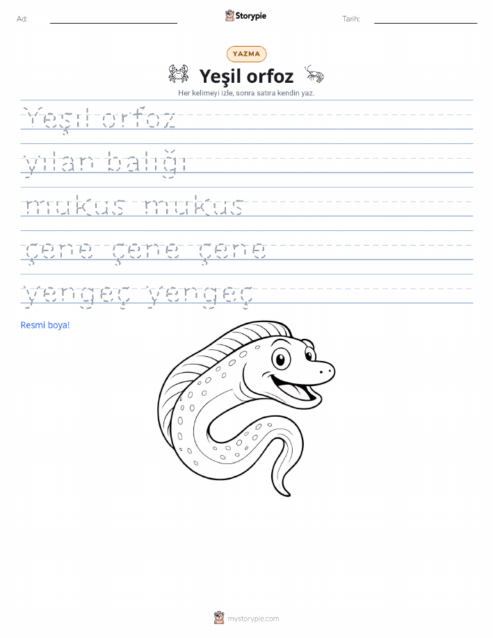 Yazma Pratiği