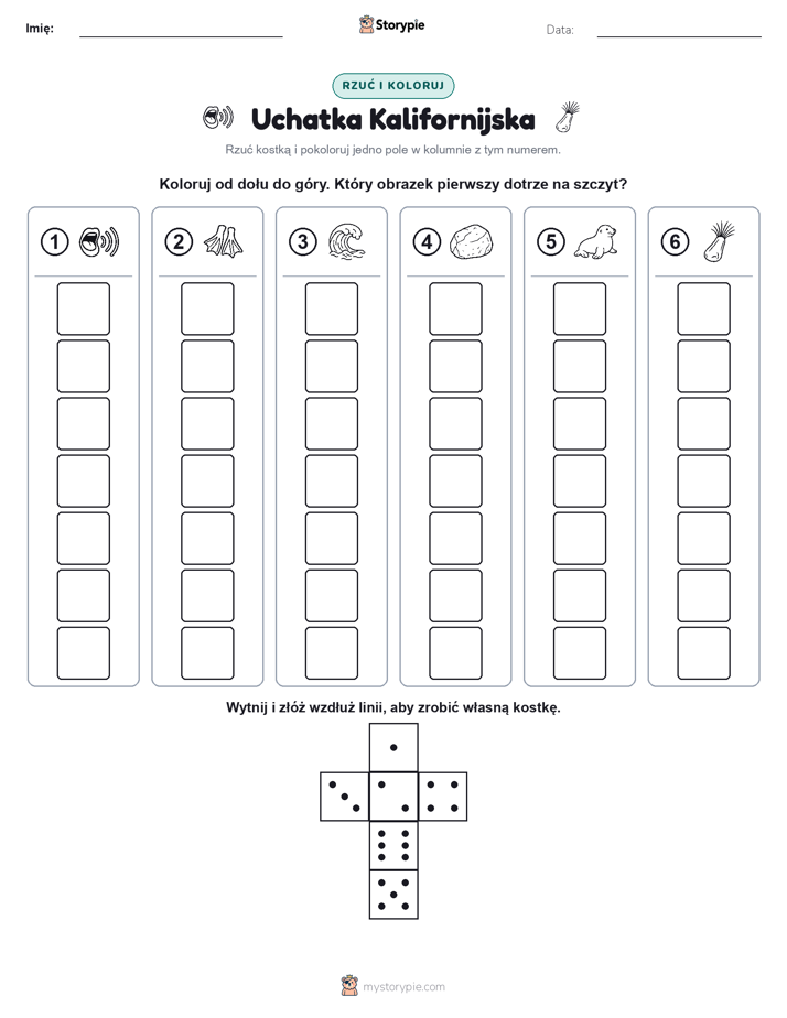 Rzuć i koloruj