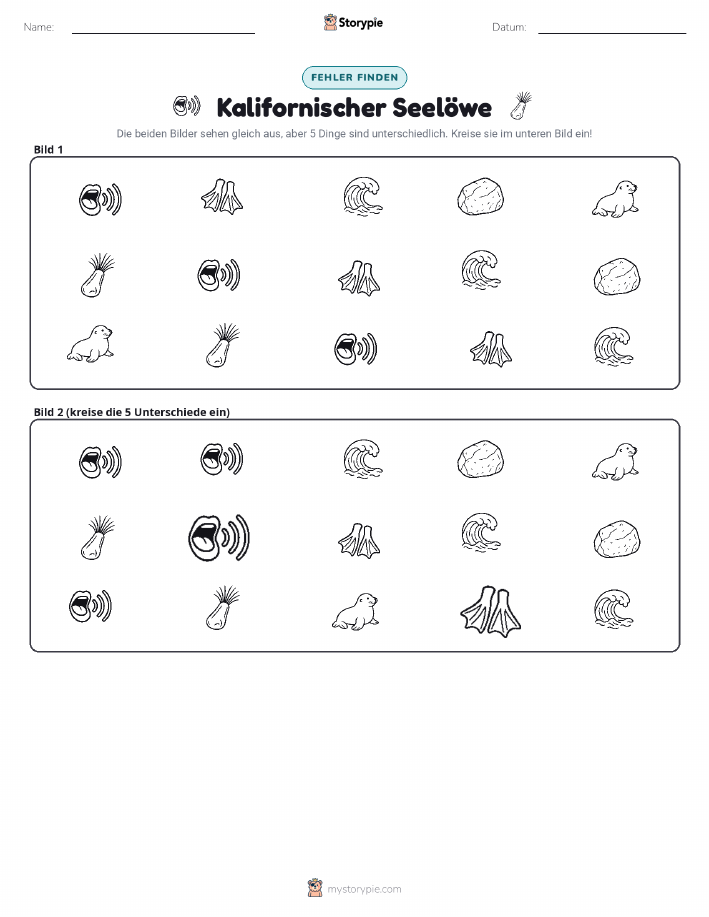 Finde den Unterschied