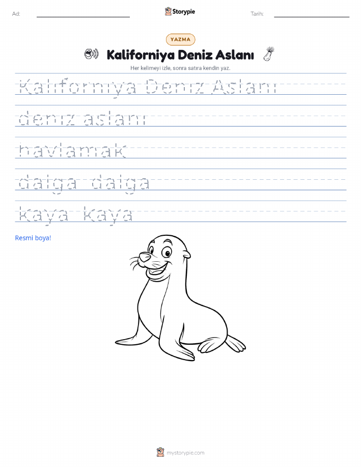 Yazma Pratiği