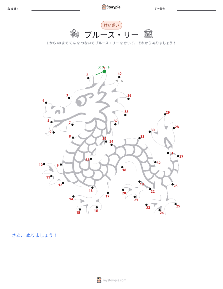 点つなぎ