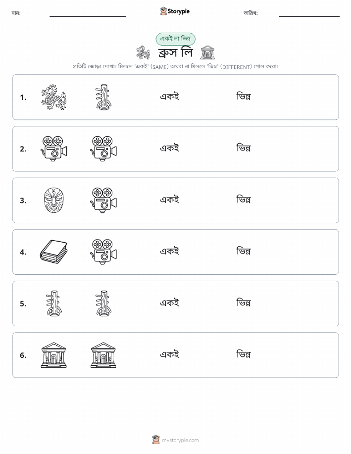 একই বা ভিন্ন