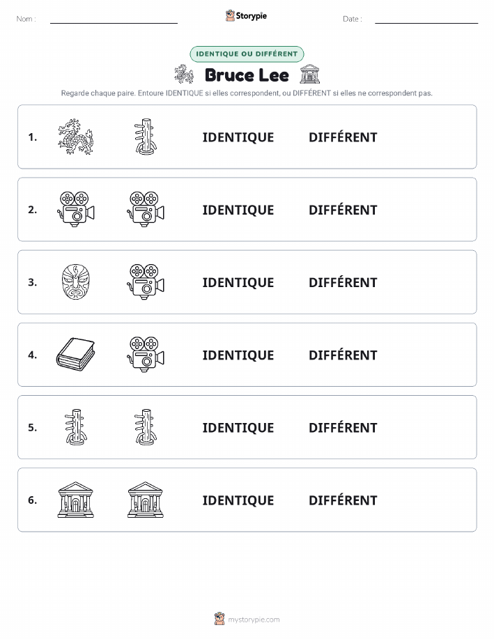 Identique ou Différent