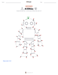AI Ethics printable worksheet preview