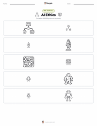 AI Ethics printable worksheet preview