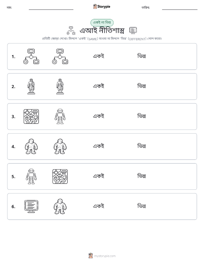একই বা ভিন্ন