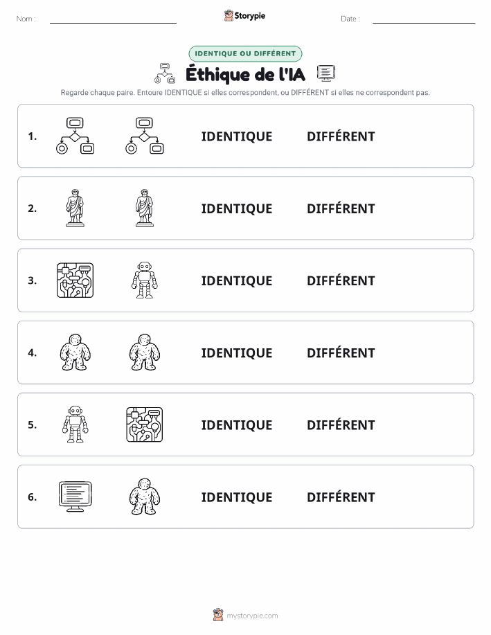 Identique ou Différent