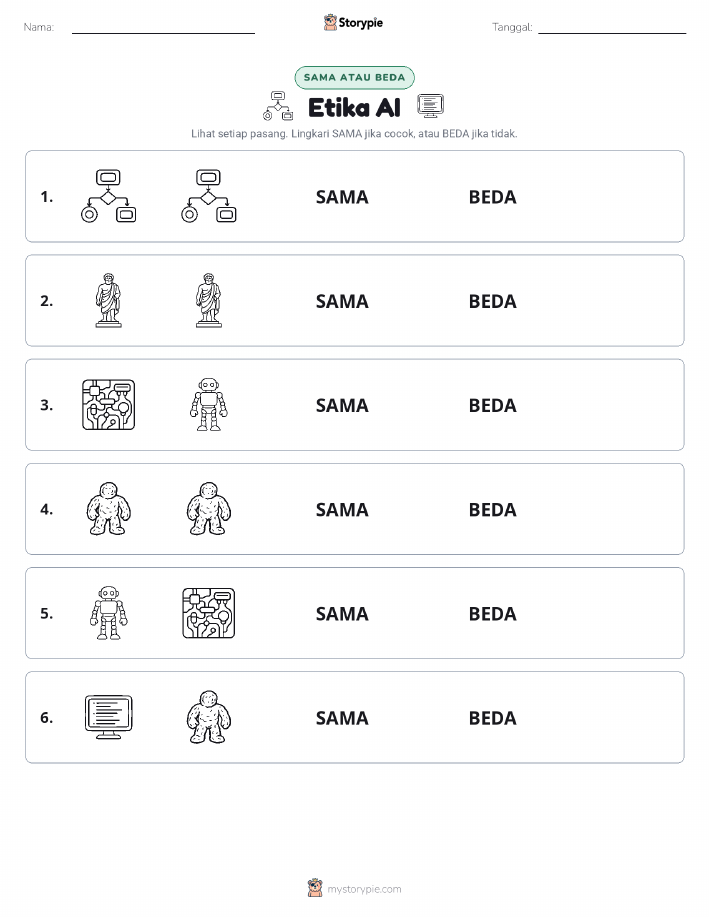 Sama atau Berbeda