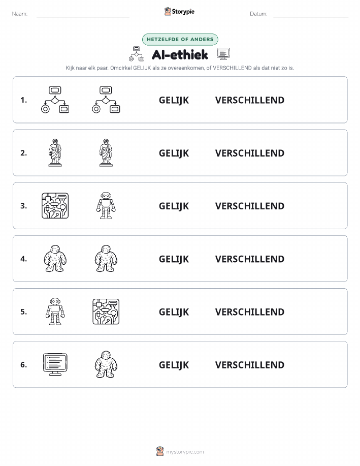 Zelfde of Verschillend
