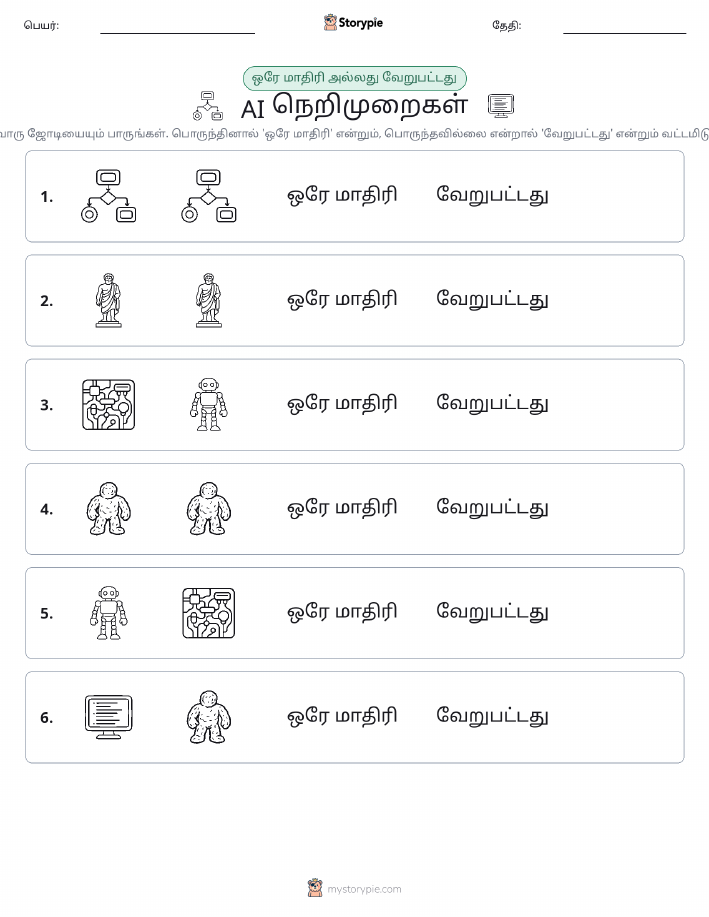 அதே அல்லது மாறுபட்டது