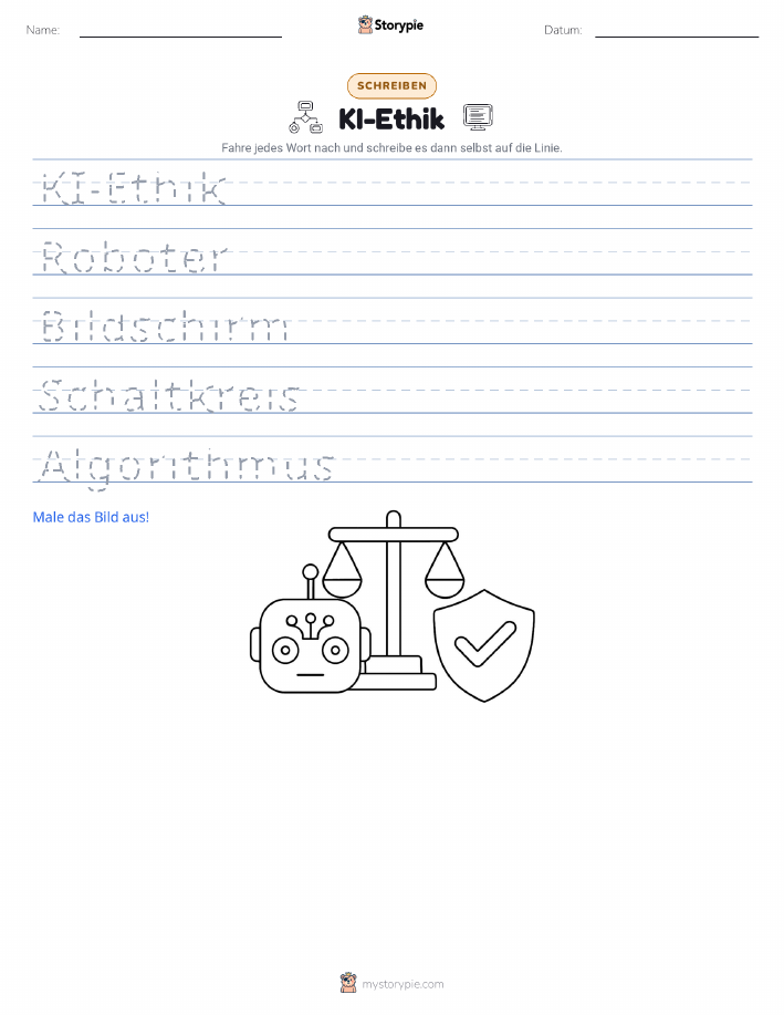 Schreibübung